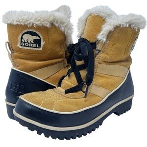 Sorel Women's Brown and Black Winter Boots